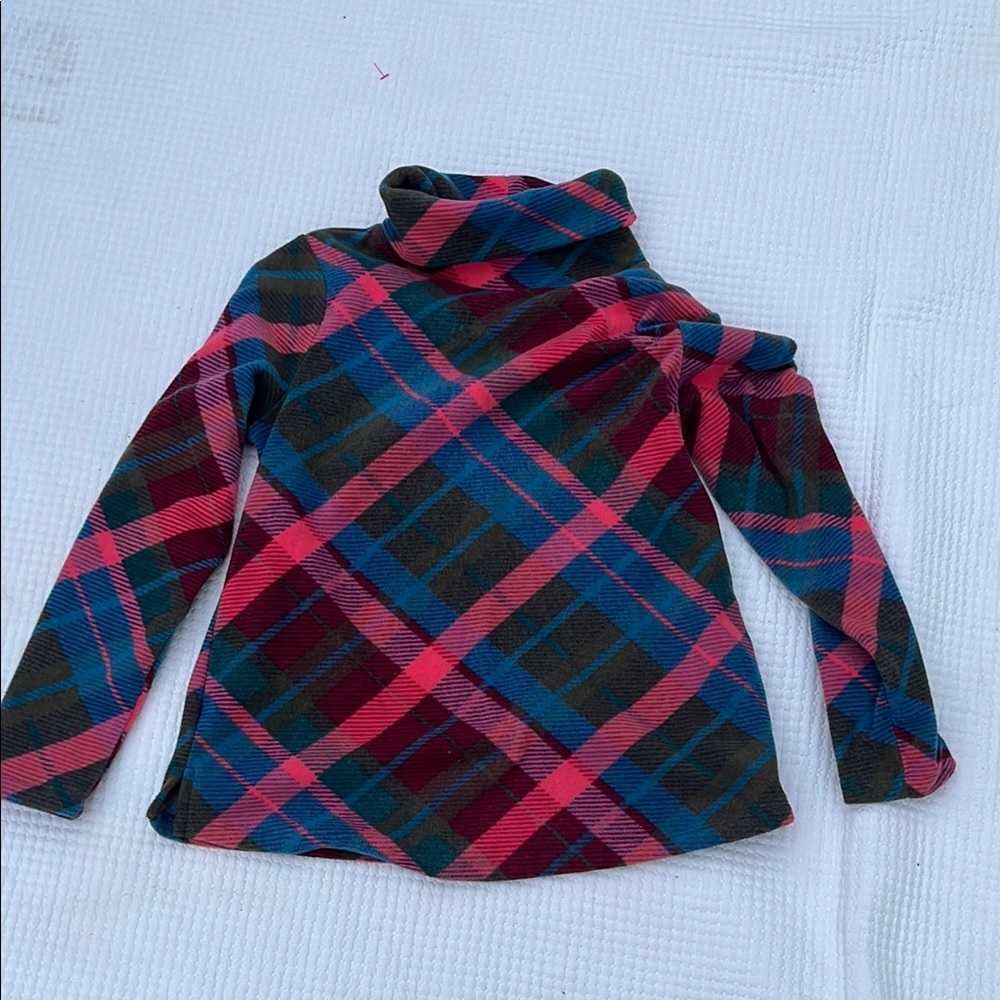 Talbots Red and Blue Long Sleeve Tee‎